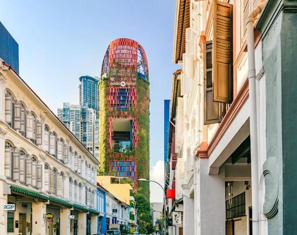 Oasia Hotell i Downtown