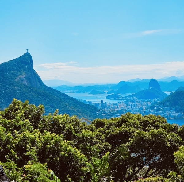 Vy över Rio de Janeiro